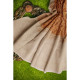 Exclusive Royal Princess Golden Peru Woven Kanchipuram Silk Saree 